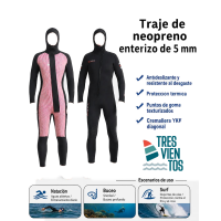 Traje Neoprene Largo ZYHG 5mm Manta Termica Pecho y espalda L - XL -XXL (02528) Local
