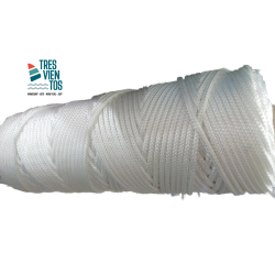 Cabo Dacron Blanco 4mm 350Kg (02509) Local