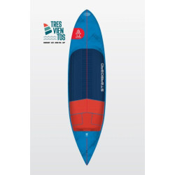Tabla Starboard Ace Foil Blue Carbon Sandwich  100Lts - 120Lts sin Insertos footstraps (2025)